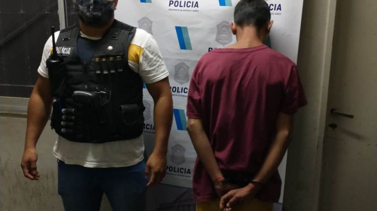 Allanamiento y detención en barrio Pepsi